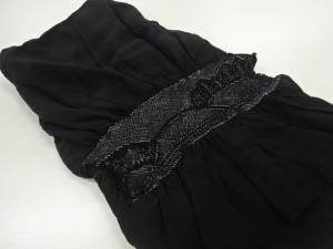 正絹　絞り樹木模様男物兵児帯